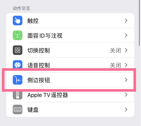 麻山苹果14维修店分享iPhone14 Plus侧键双击下载功能关闭方法 