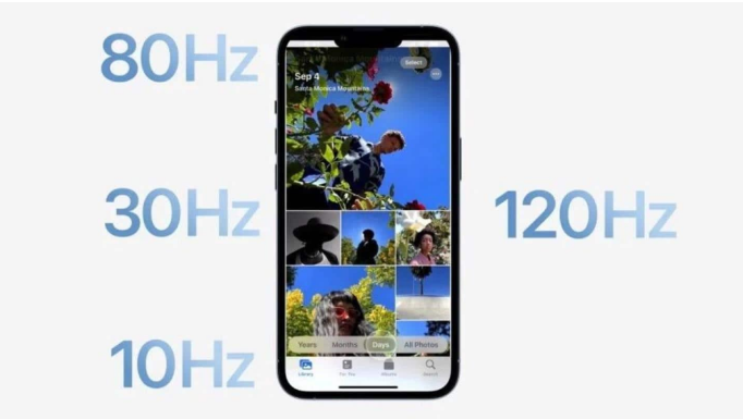 麻山苹果14维修分享iPhone 14有高刷吗 