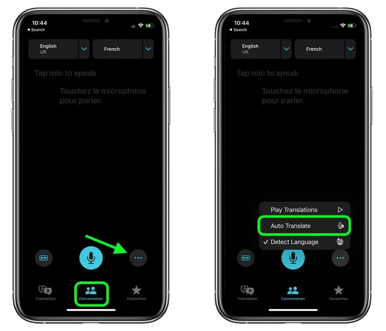 麻山苹果手机维修分享iOS 15 “翻译” App 新改进 